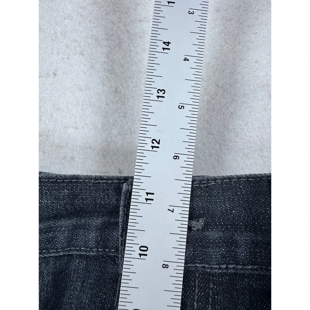 Southpole‎ Mens 34x32 Black Straight Leg Jeans Contrast Stitch Y2K